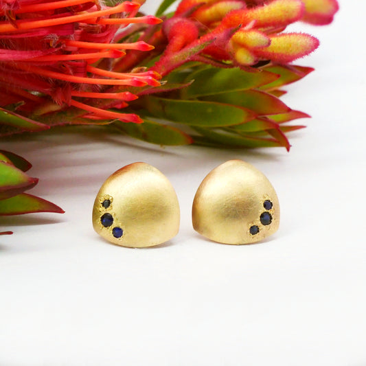 Iota Ray Studs - Gold