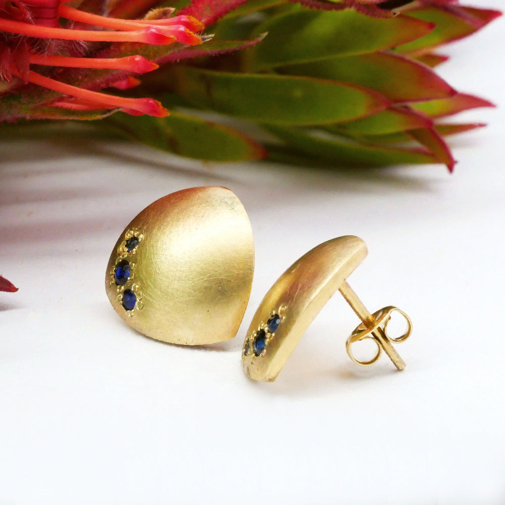 Iota Ray Studs - Gold