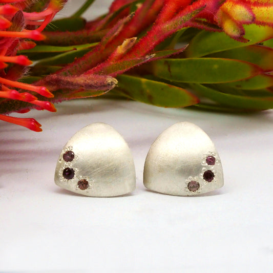Iota Studs - Silver
