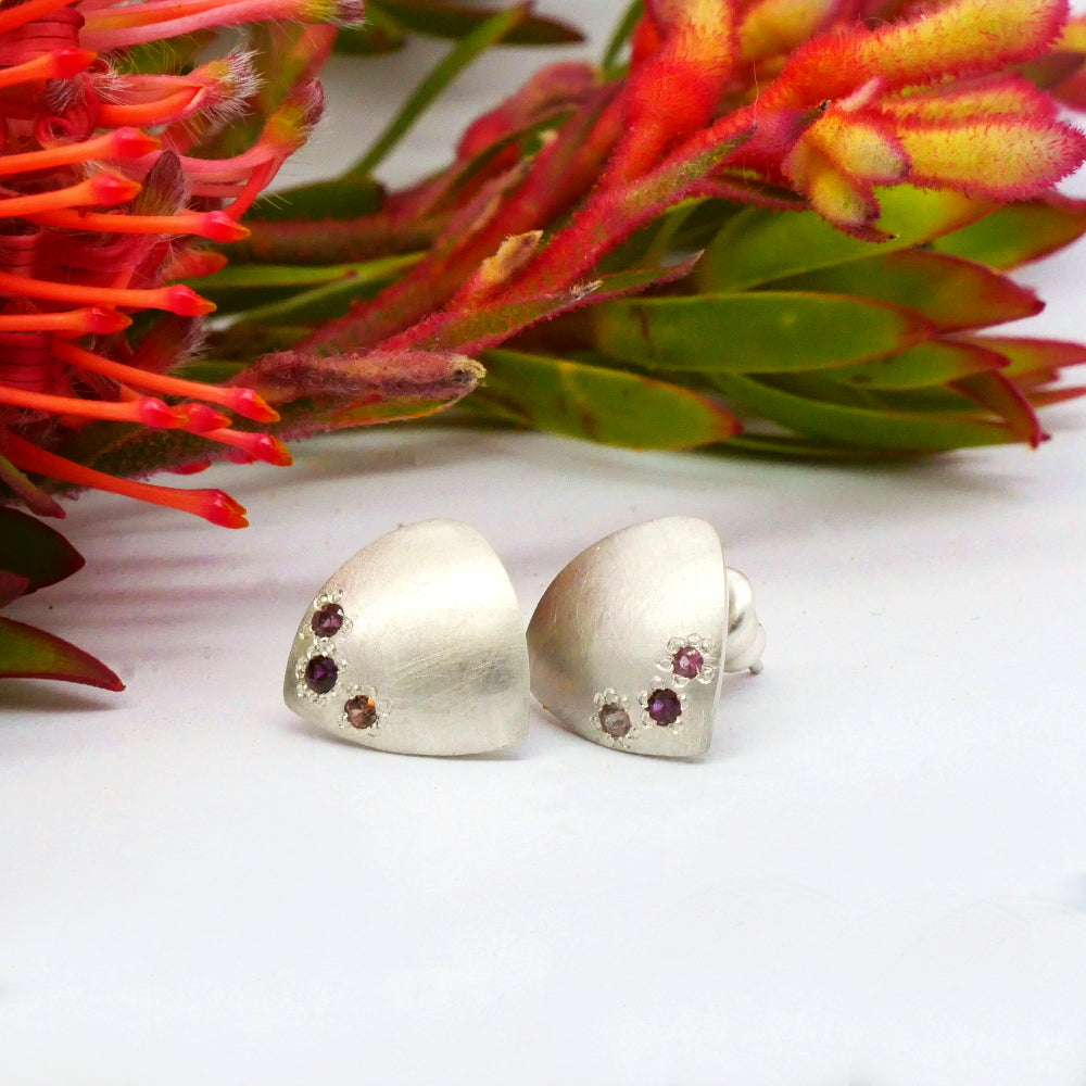 Iota Studs - Silver
